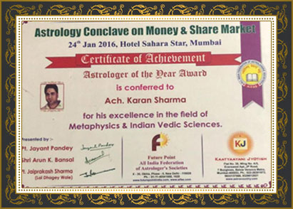 Astrologer of the Year Award